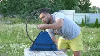 Мощный трубогиб усиленный СХК Титан Цепной для профильной круглой трубы.Первый опыт.Бизнес в гараже