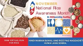 National Rice Awareness Month | 5km Virtual Run for Rice | Episode 3: Huwag Takaw Tingin!