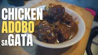 HOW TO COOK CHICKEN ADOBO SA GATA | PINOY ADOBO