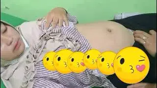 bumil cantik cek usia kandungan 