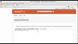 HOWTO Create a Wiki Page on Ubuntu Wiki Area