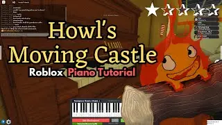Howl's Moving Castle Theme | BEGINNER Roblox/Virtual Piano Tutorial