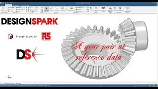 DesignSpark Mechanical: 3D Work - Bevel gear | 3д работа - Коническая зубчатая передача ...