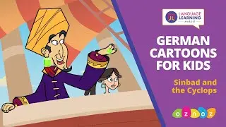 German Cartoons for Kids | Teach Kids German  | Sinbad and the Cyclops | Language Learning Market