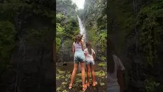 Fa aruma Waterfall in Tahiti - French Polynesia Islands  #tahiti #frenchpolynesia #waterfall
