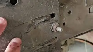 Husqvarna Riding Mower - Frame Bracket to Transmission Weld Break & Fix