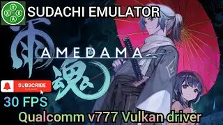 30 FPS Playable | AMEDAMA | Sudachi Emulator on android.