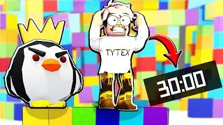 30 MINUTES of *Penguin Survival* in Roblox Bedwars