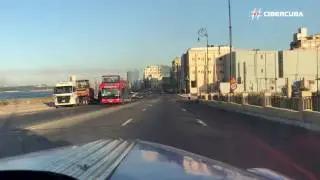 En Almendrón desde el Malecón hasta Tarará