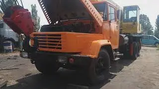 Осмотр Краз 16т Автокран