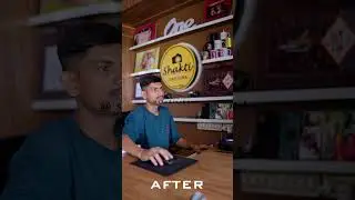 wait for color grading before & after  3shorts