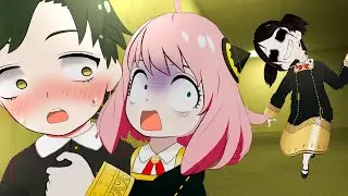 Anya e Damian na BACKROOM, Becky foi Possuída? no Spy x Family Vr
