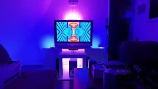 HUE sync HDMI box Philips new setup 3x hue play bar, 1x hue bloom 1x hue color