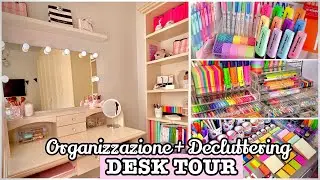 DESK TOUR: Organizing My Desk + Decluttering 