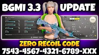 BGMI SENSITIVITY SETTINGS | BGMI SENSITIVITY CODE 🔥 TODAY | BGMI 4 FINGER CONTROL CODE.