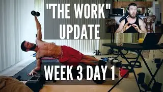 "The Work" Beachbody Workout Update | Week 3 Day 1