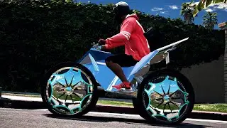 QUAD BIKE ON DUB WHEELS - GTA 5 MODS
