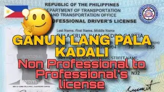 NON PRO TO PRO DRIVER'S LICENSE