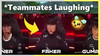 Faker embarrassed after he has to Sneeze in Game