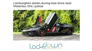 Stolen Lamborghini and HOW we could have gotten it back! Amber AC410 GPS Tracker #lockdownsecurity