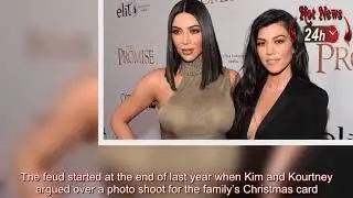 Kourtney Kardashian seemingly dissed her younger sister Kim by posting a diss rap from a fan