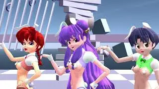 [MMD R-18] Masked bitcH - Ranma 1/2