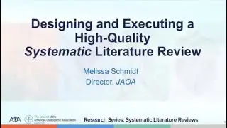 Designing and Executing a High-Quality Systematic Literature Review