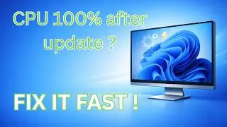 Windows High CPU Usage After Update? Fix It Fast (6 Fixes) | 2026