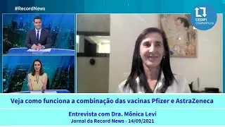 Dra. Mônica Levi: combinação entre as vacinas Pfizer e AstraZeneca