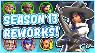 Every SEASON 13 HERO CHANGE In Overwatch 2 (Sombra Rework)