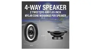 BOSS Audio Systems NX694 Car Speakers   800 Watts Per Pair, 400 Watts Each