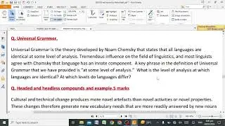 eng 509 short question  / Subjective  Question  mid term