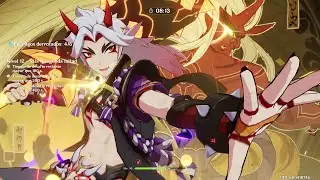 Genshin Impact 2.3 Abyss Floor 12 with Baal National and Itto Mono Geo