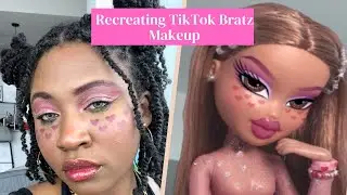Recreating a TikTok Filter Bratz Makeup Look