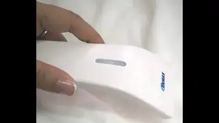 A barcode scanner with UV light