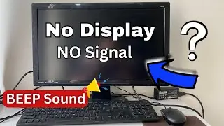 No Display in Computer | Computer On But No Display on Monitor