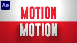 Create 3D Pop-Out Text Animation in After Effects | No Plugins Required - Motion Graphics Text