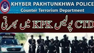 Counter Terrorism Department CTD KPK Police Jobs Via ETEA 2023