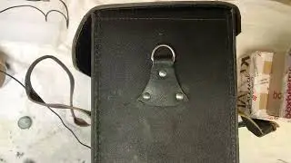 Реставрация кожаной сумки своими руками / Case for photographic equipment of the USSR leather part 3