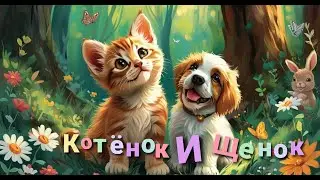 Сказка про Котёнка и Щенка | Добрые Сказки на Ночь #аудиосказка