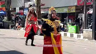 Rombongan Leak Gaya Bali Ikut Acara Magelang Ethno Carnival