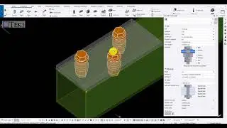 Bolt and Bolt parts in Tekla - (Tamil)