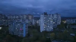 Життя Києва в режимі економії електрики. Time-lapse