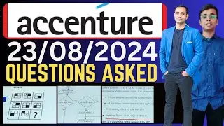 🔥ACCENTURE 23/08/2024 Questions & Solutions | Accenture Repeating Questions🔥