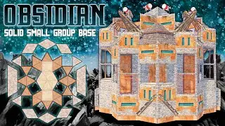 OBSIDIAN • Funnel Wall • Twin Bunkers • Open Core • Small Group Base • RUST
