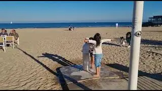 Погода в Испании в январе. Пляж Гандии.