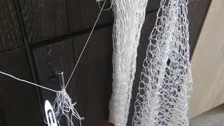 Как вязать сеть по спирали