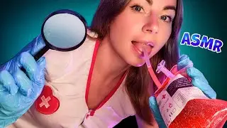 ASMR Nurse 👩‍⚕️ Role Play: Make You A Vampire | Full close inspection | WHISPERING & RELAXING SOUNDS