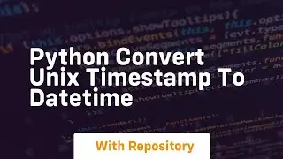 python convert unix timestamp to datetime
