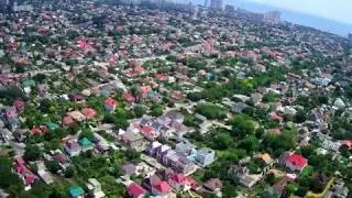 Одесса частный сектор Альтаир с высоты полета дрона Hubsan H501ss